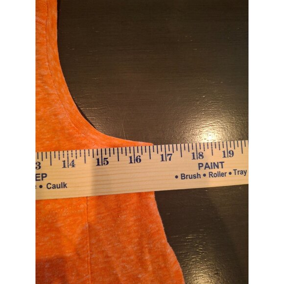 Old Navy Sleeveless Tank Top Linen Blend Womens Small Orange Casual Summer - Picture 7 of 8